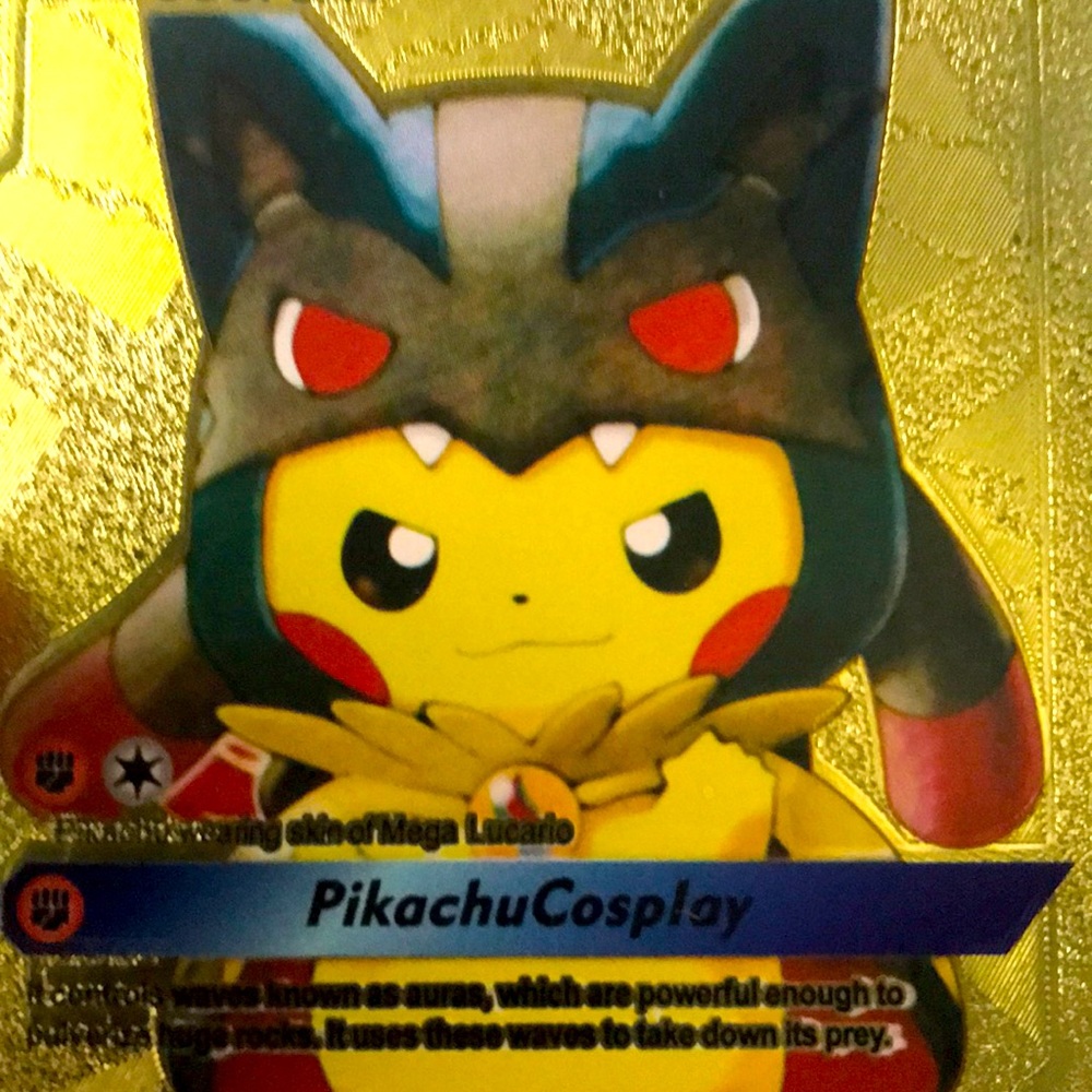 Golden pikichu 2.30$